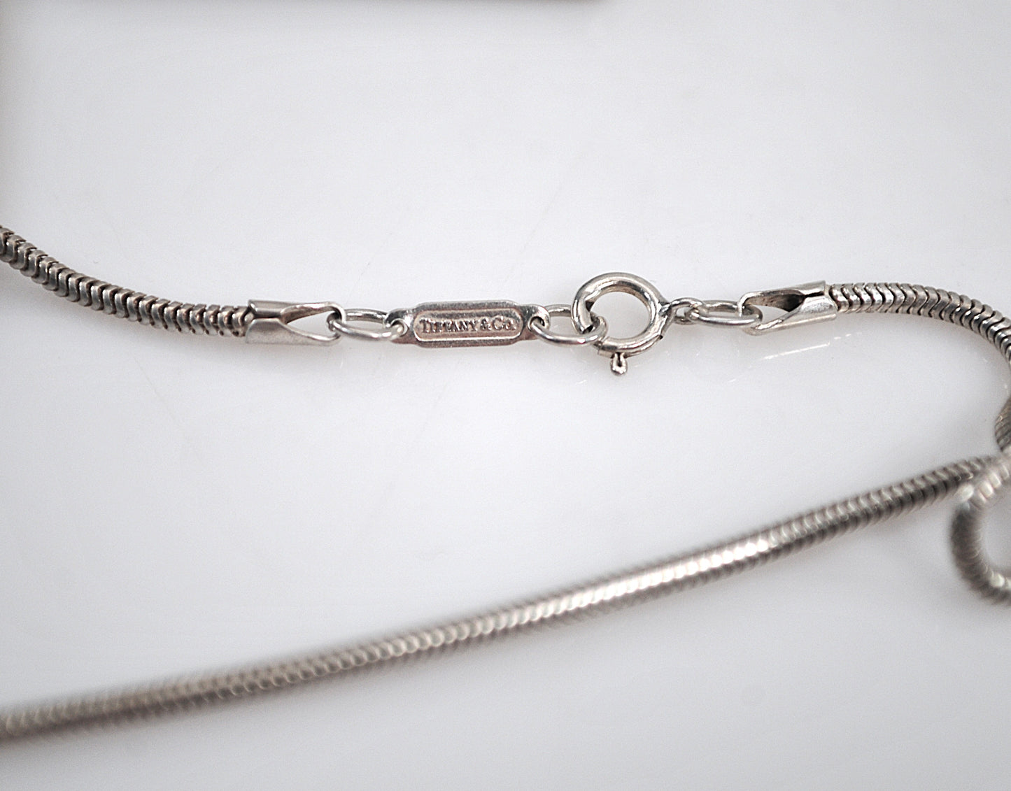 Estate Tiffany & Co. Sterling Silver Bar Necklace