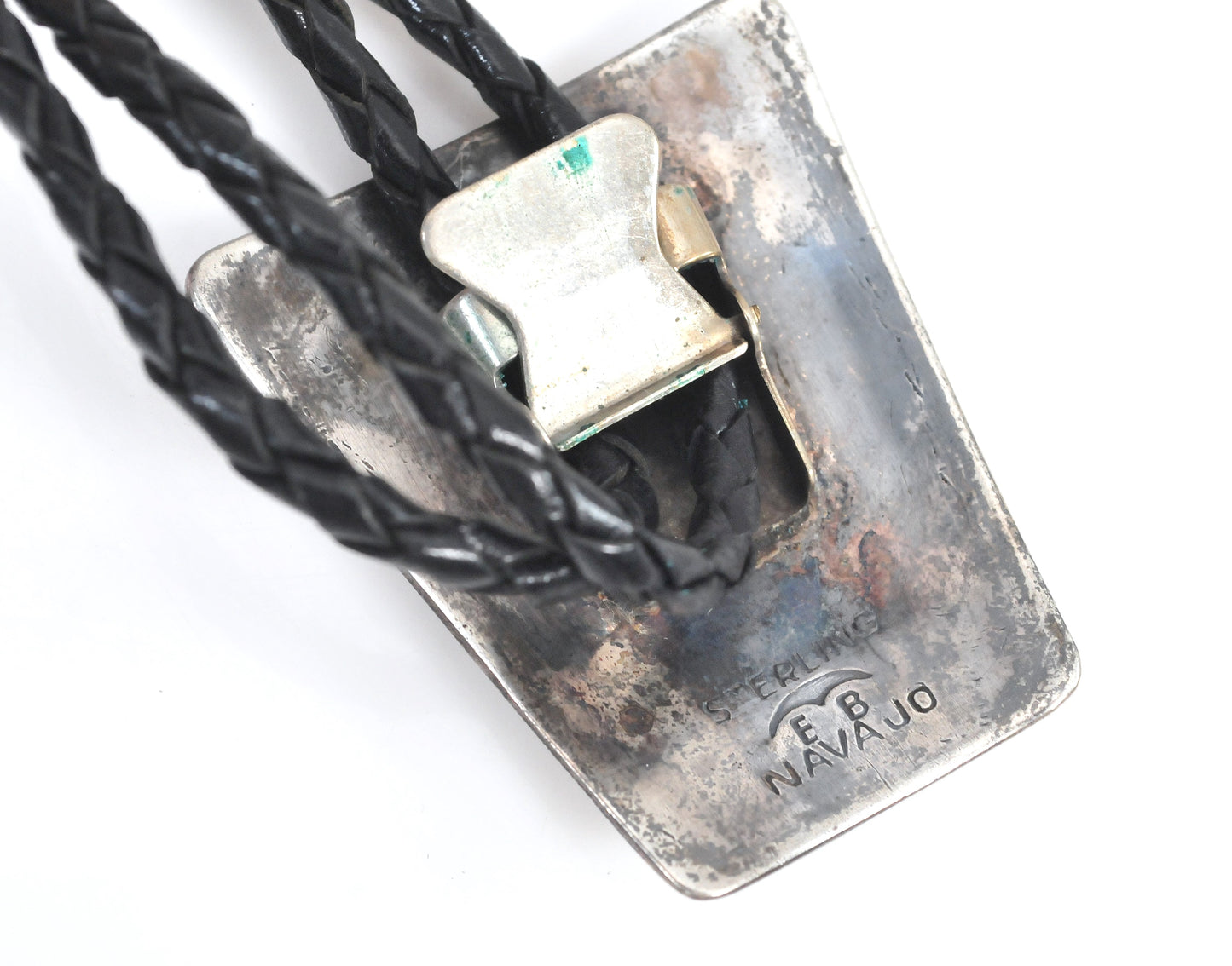 Signed Navajo Sterling Silver Thunderbird Bolo