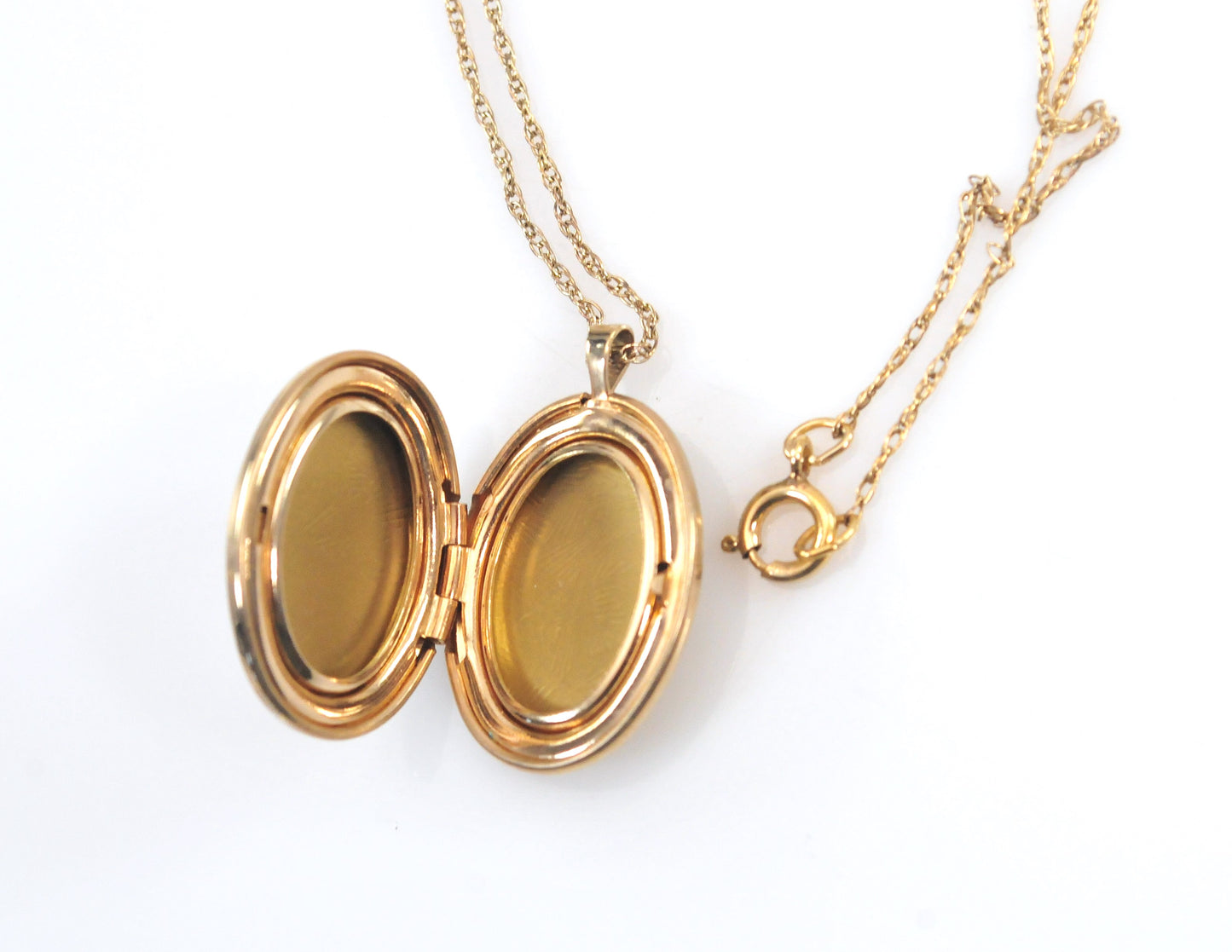Vintage Gold Filled Locket Necklace