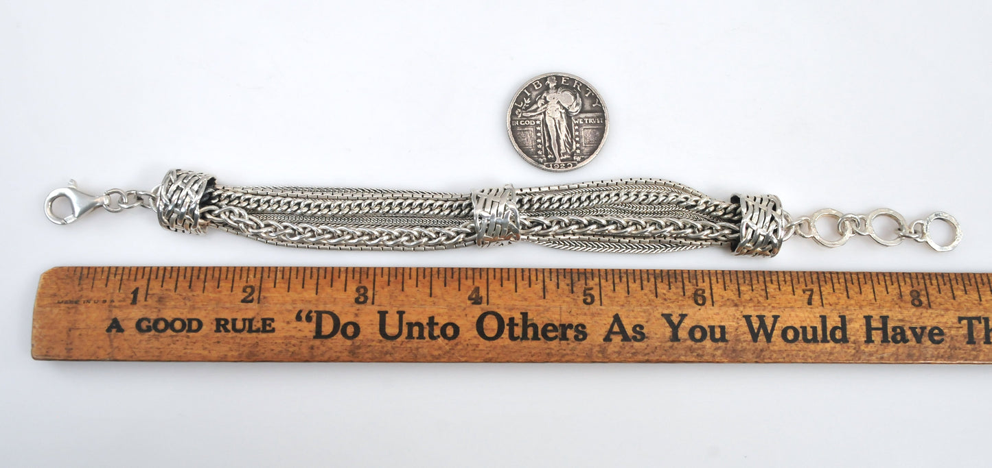 Silpada Sterling Silver Talk of the Town Bracelet