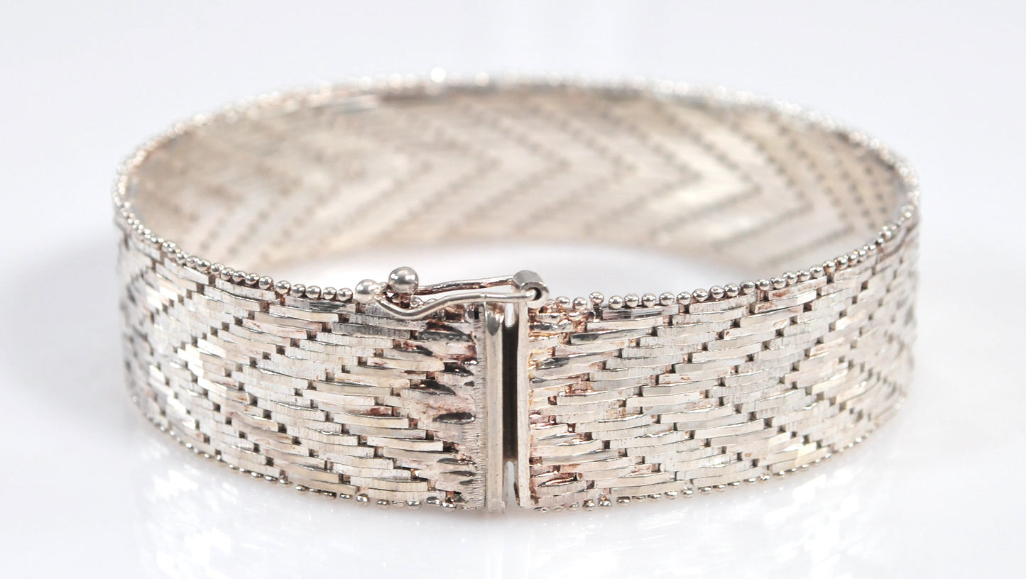 Wide 925 Italy Riccio Bracelet