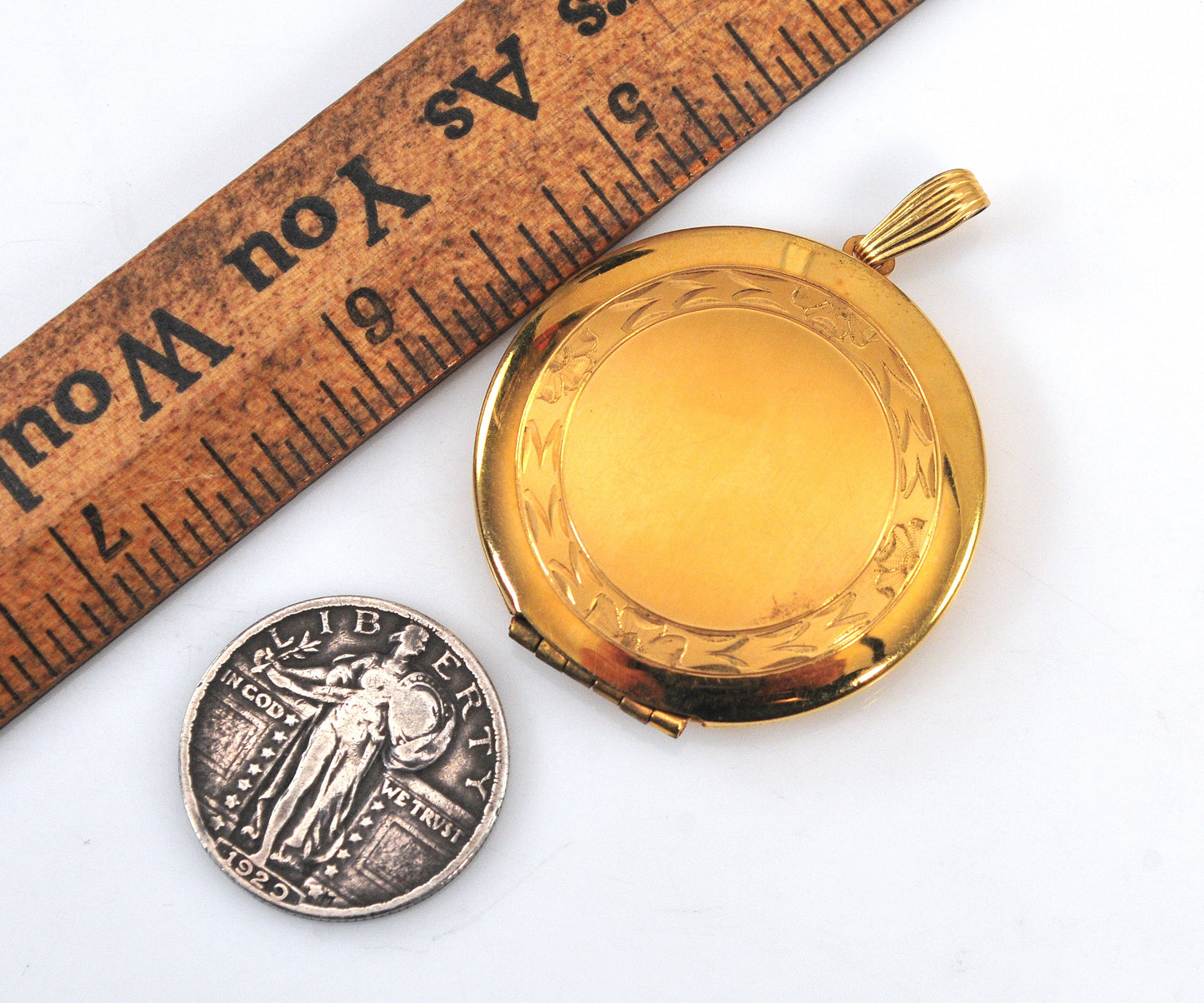 Large Vintage Hayward Gold Filled Locket