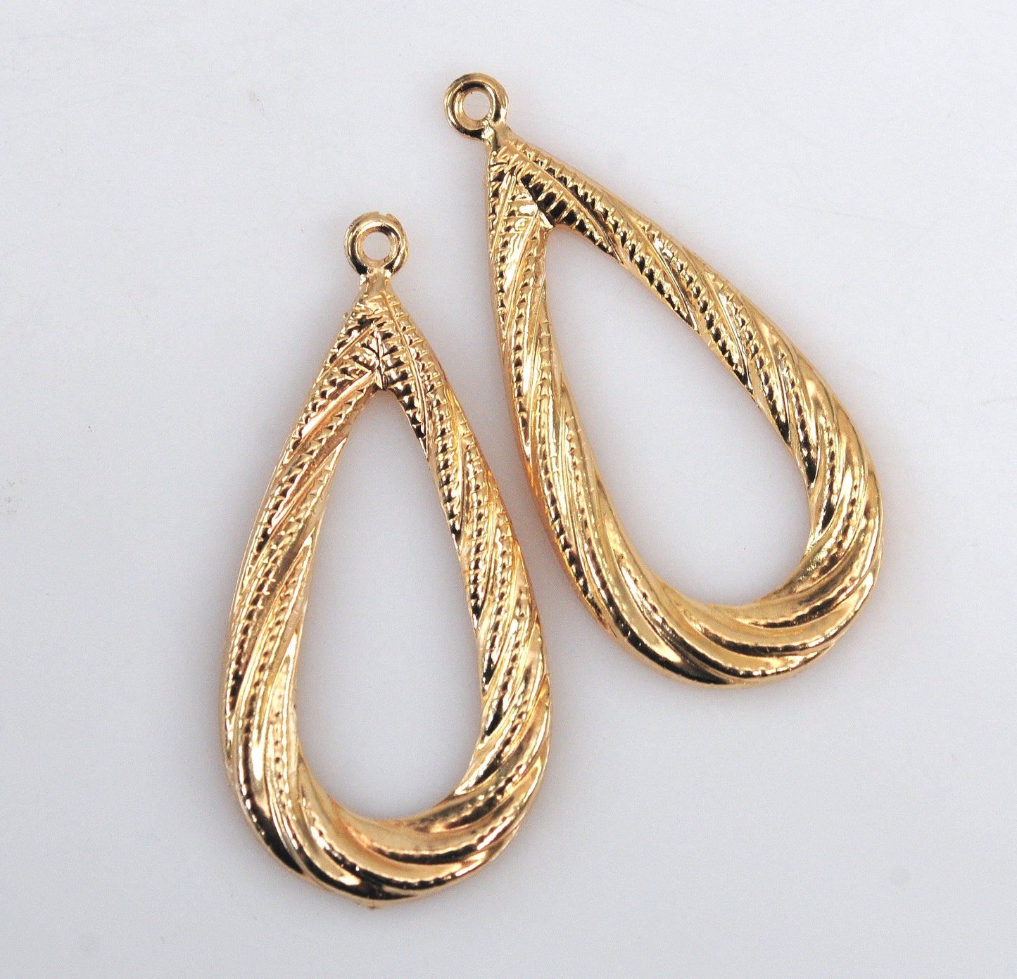 14K Gold Teardrop Earring Jackets