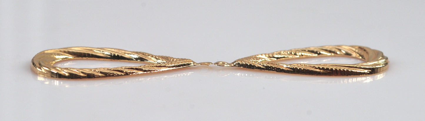 14K Gold Teardrop Earring Jackets