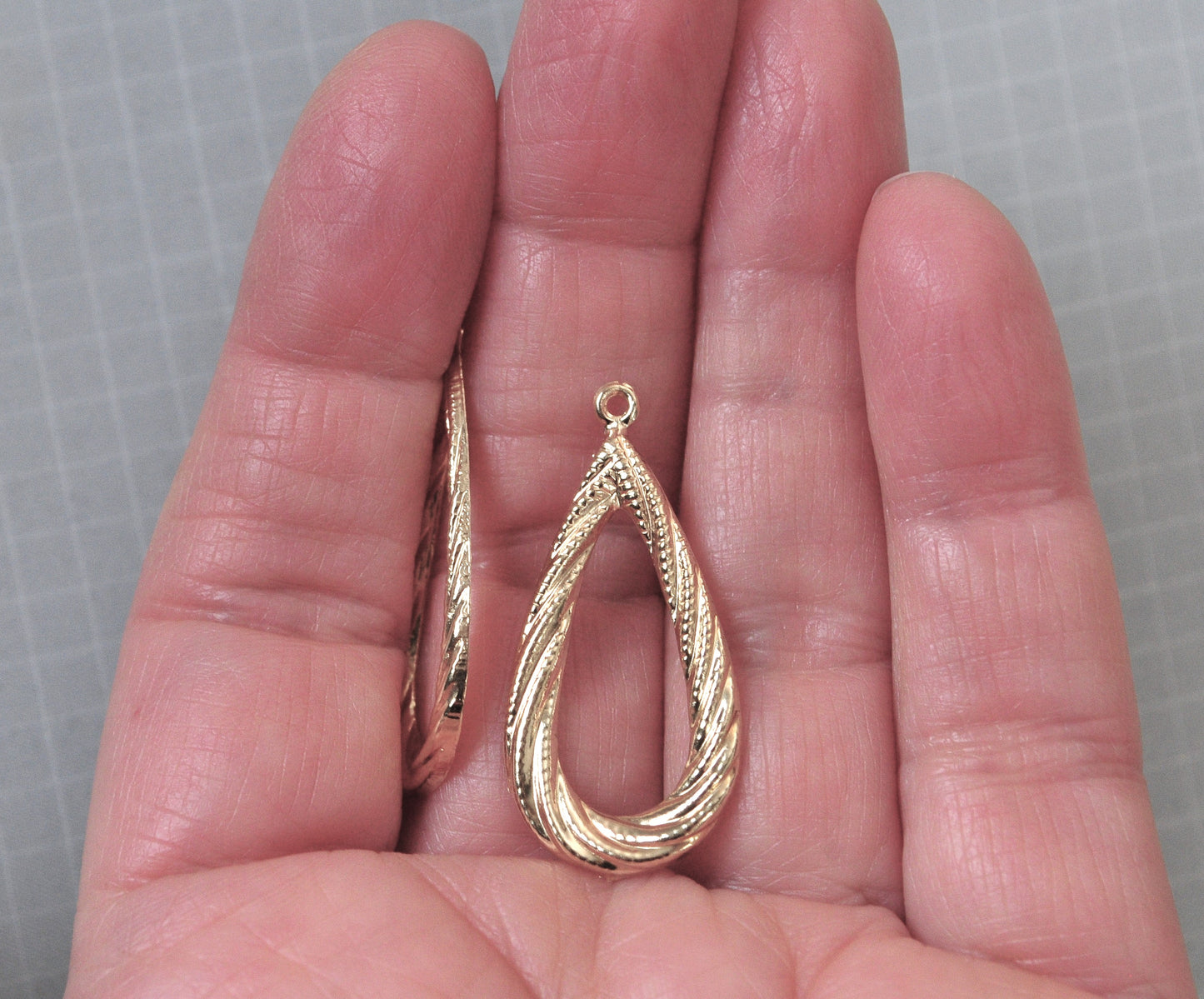 14K Gold Teardrop Earring Jackets
