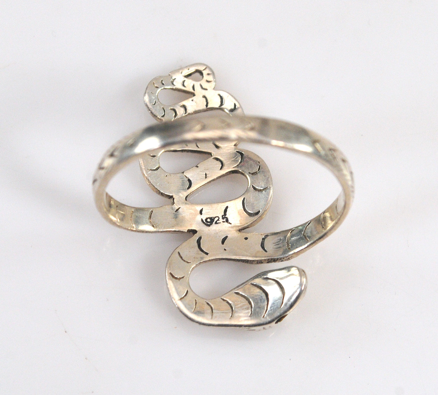 Sterling Silver Snake Ring