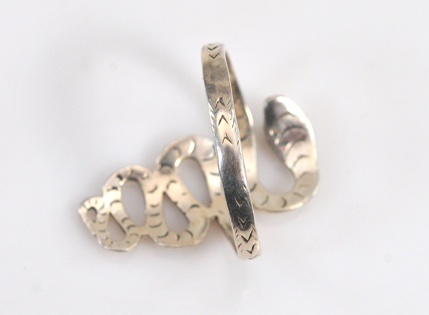 Sterling Silver Snake Ring