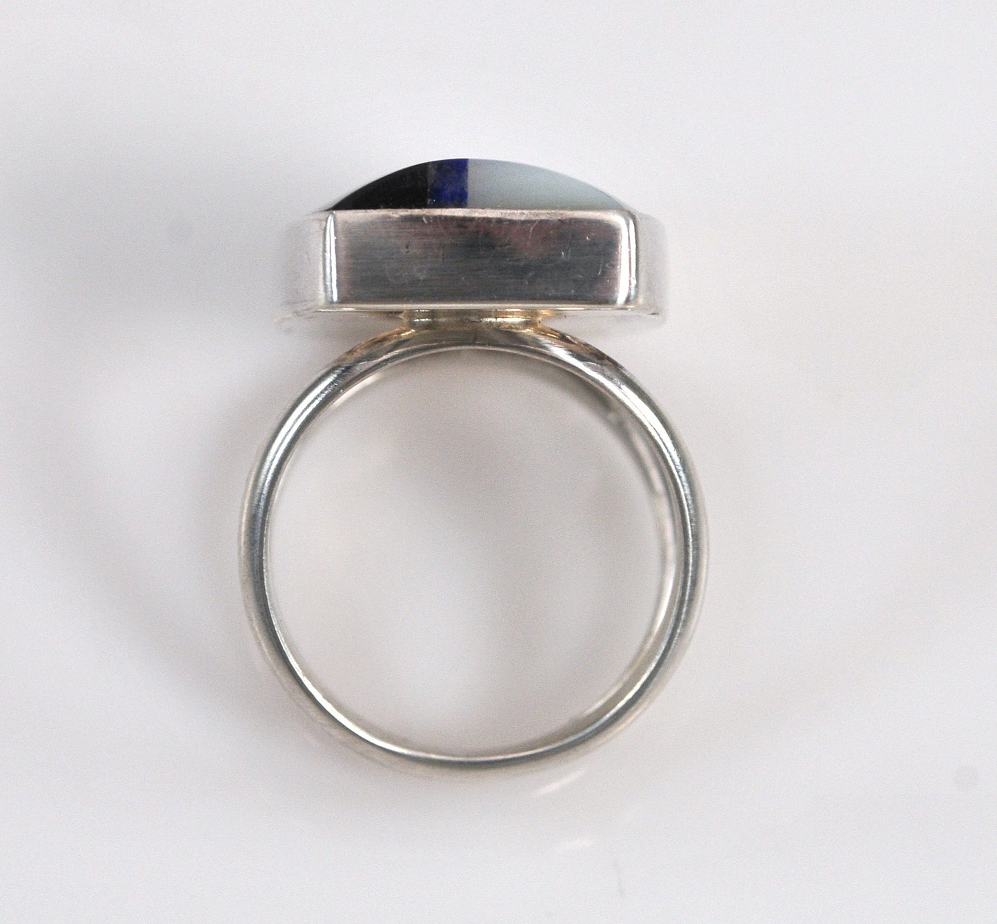Jay King DTR Sterling Silver Lapis Mother of Pearl Ring