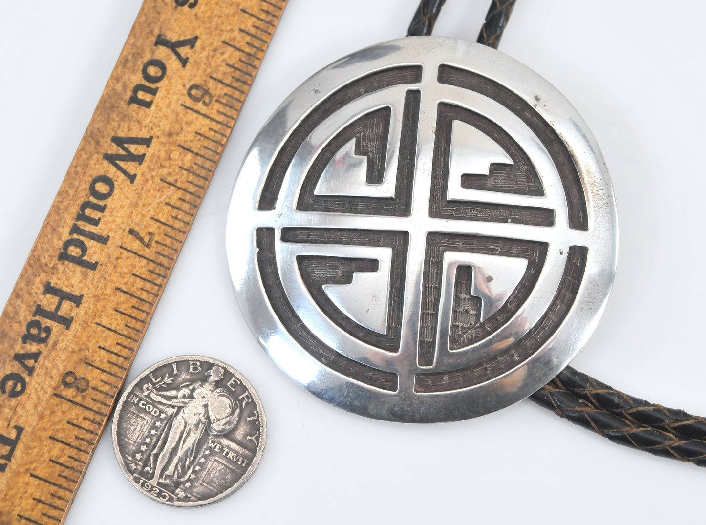 Native American Sterling Silver Bolo