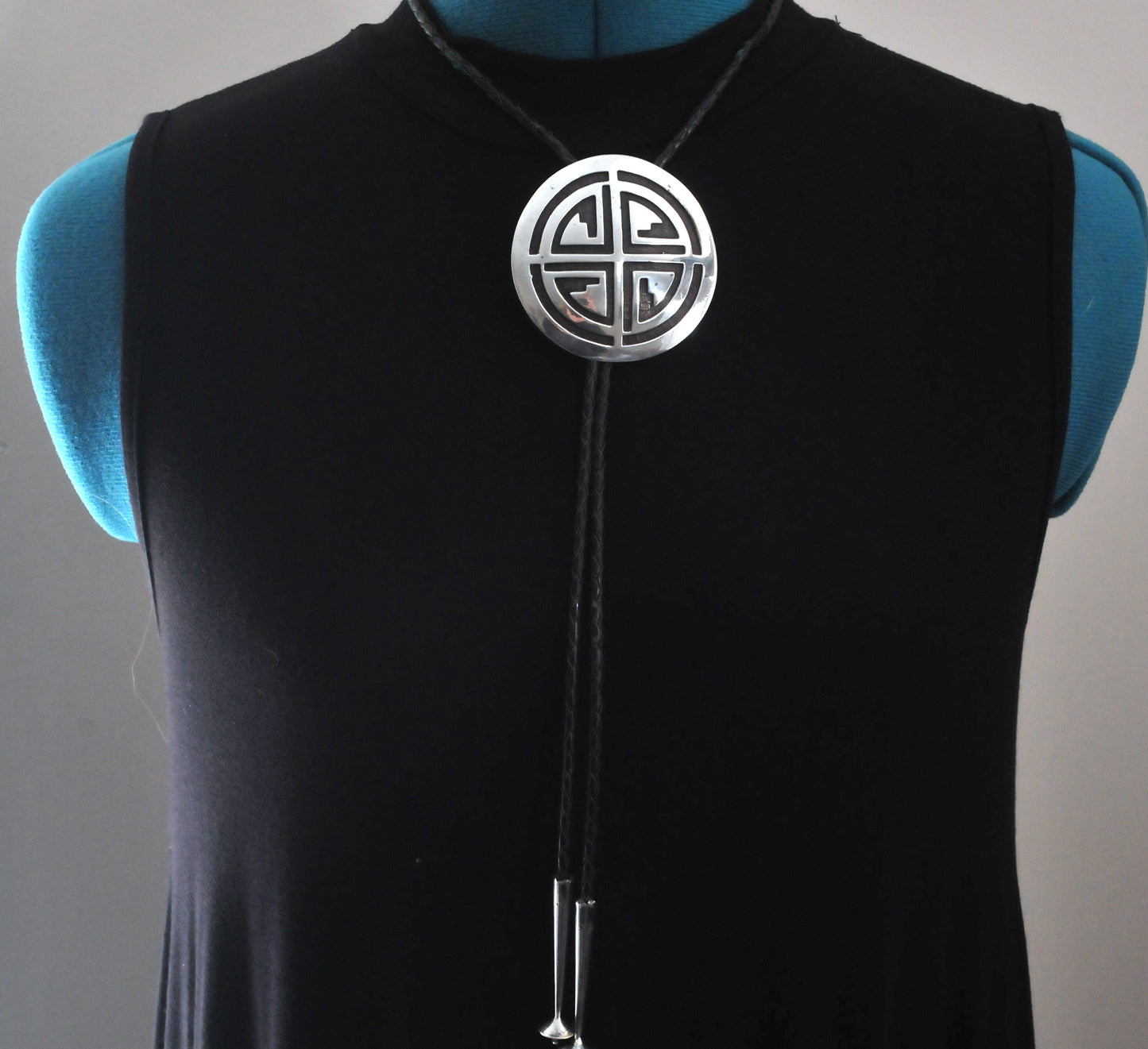 Native American Sterling Silver Bolo