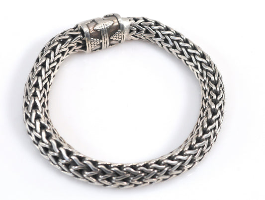 Heavy Sterling Silver Foxtail Bracelet