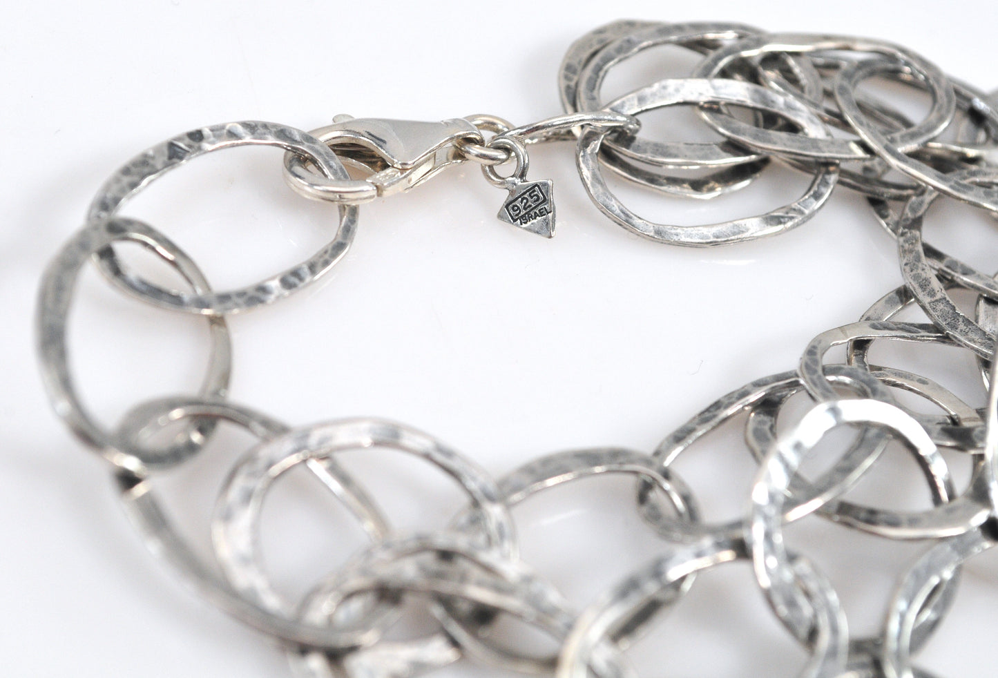 Silpada Sterling Silver Three Strand Oval Link Bracelet