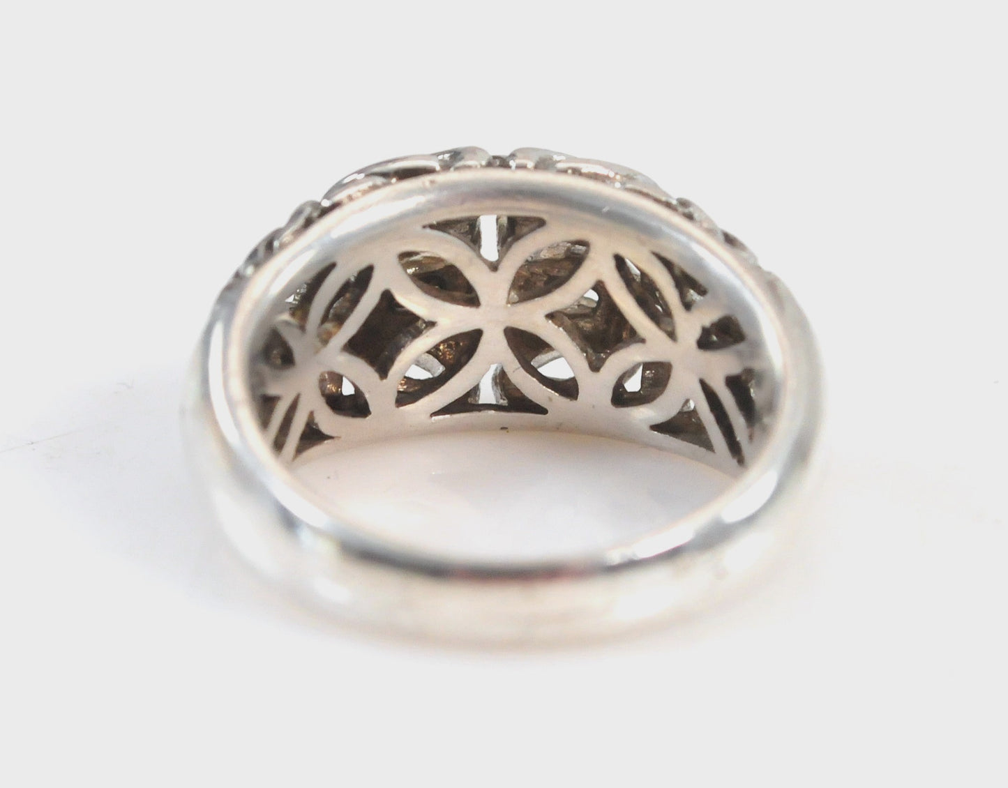 Signed Sterling silver Byzantine Ring
