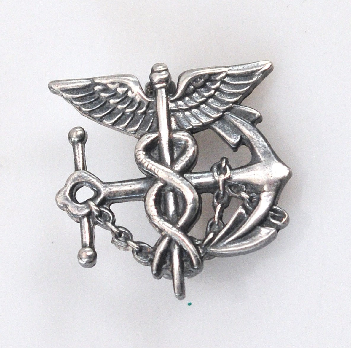 Small Blackinton Sterling Silver WWII Navy Medical Pin