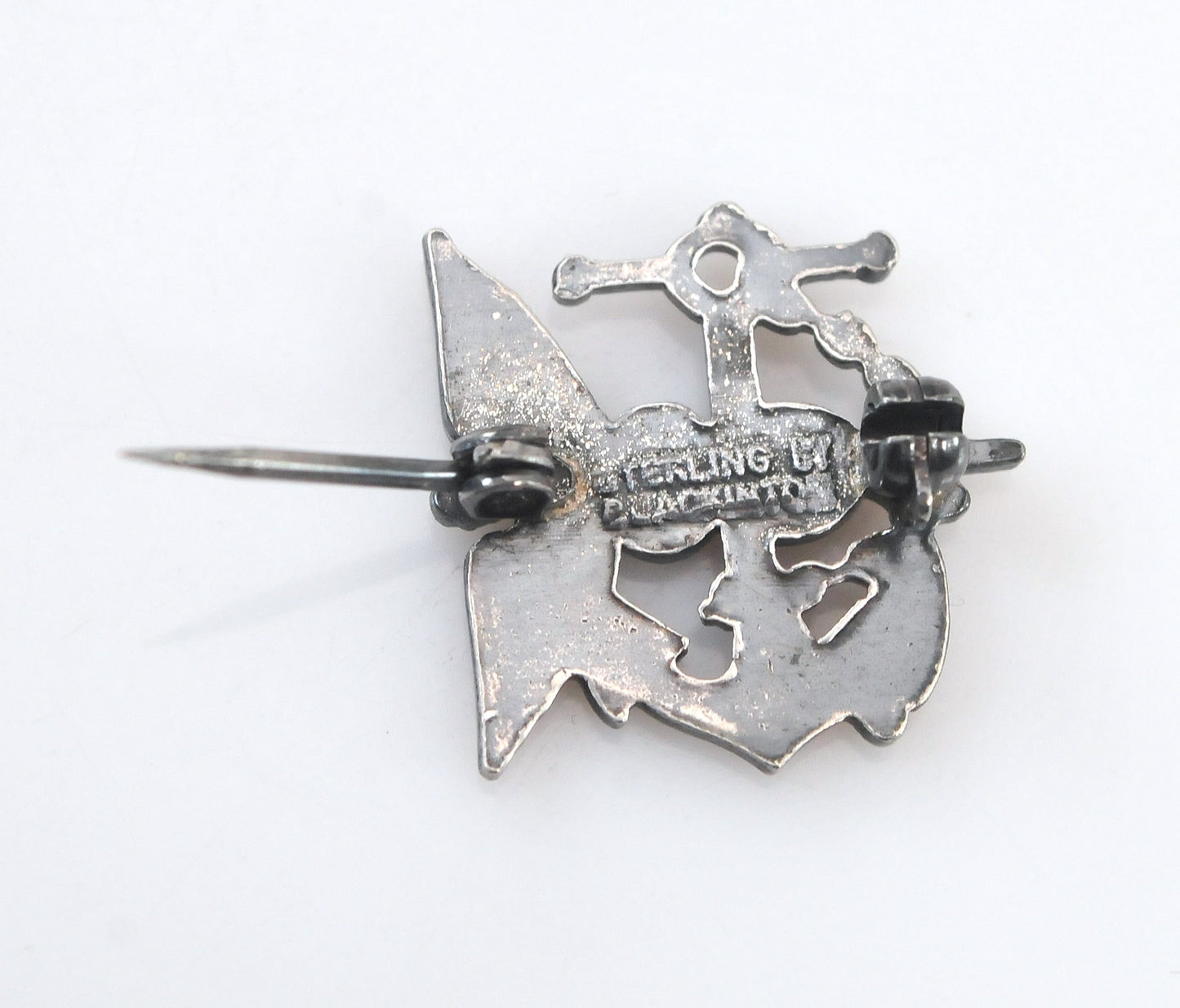 Small Blackinton Sterling Silver WWII Navy Medical Pin