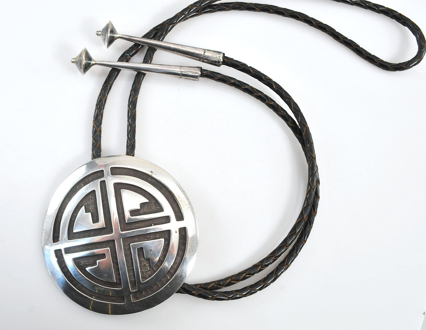 Native American Sterling Silver Bolo