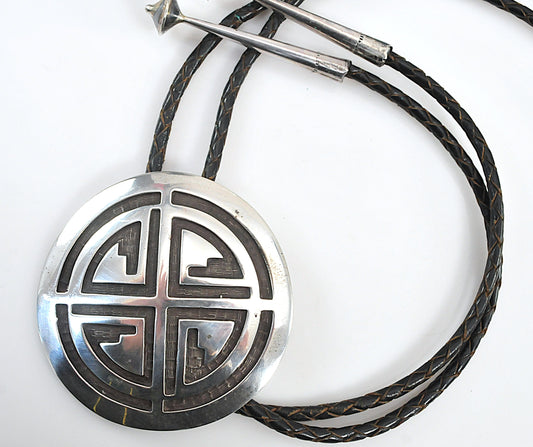 Native American Sterling Silver Bolo