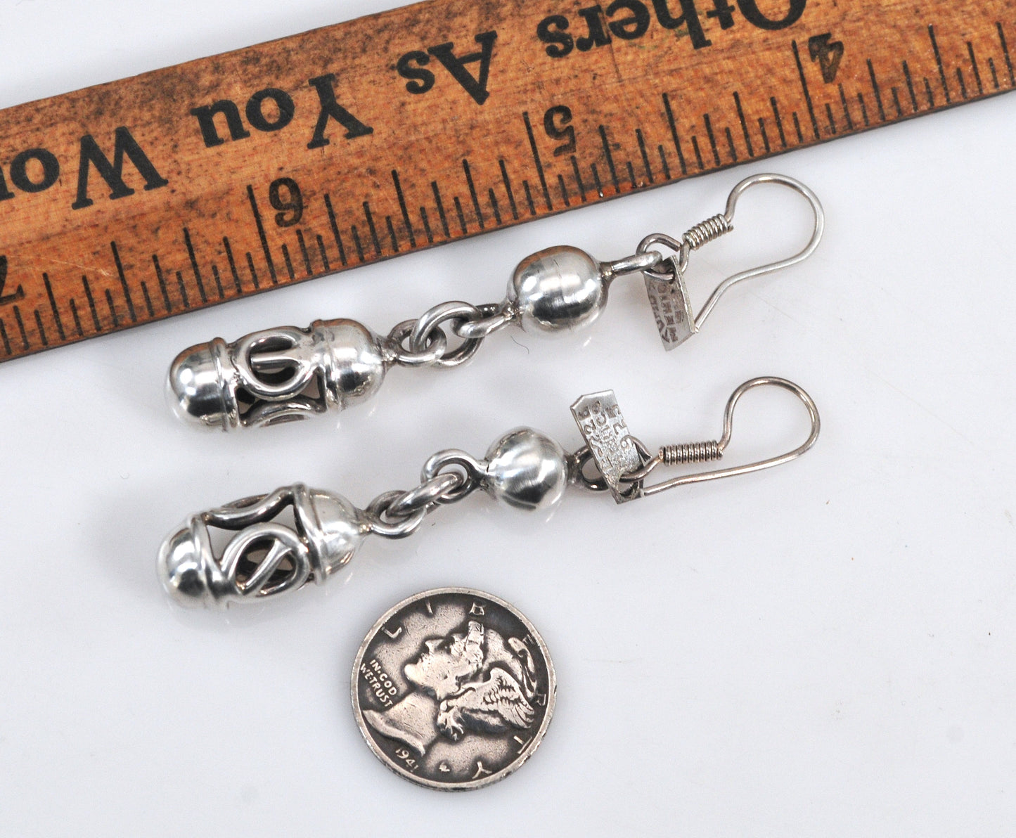 Taxco Sterling Silver Earrings
