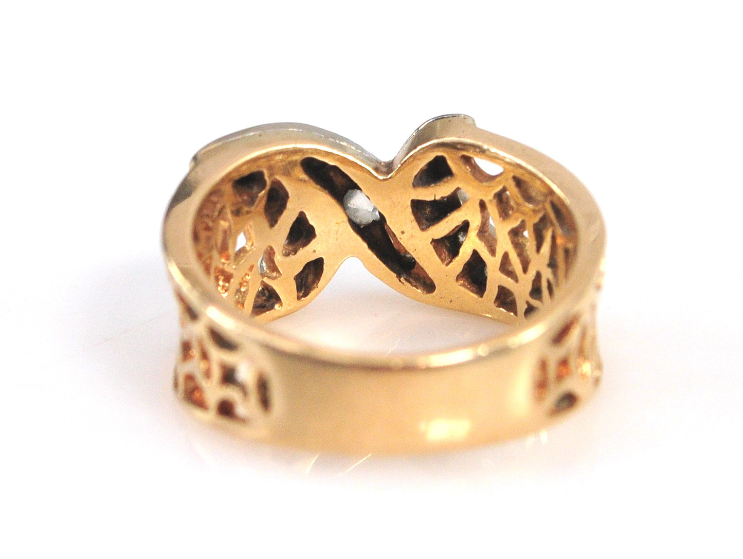 kaynar 14K Gold 1/4 CTW Diamond Ring