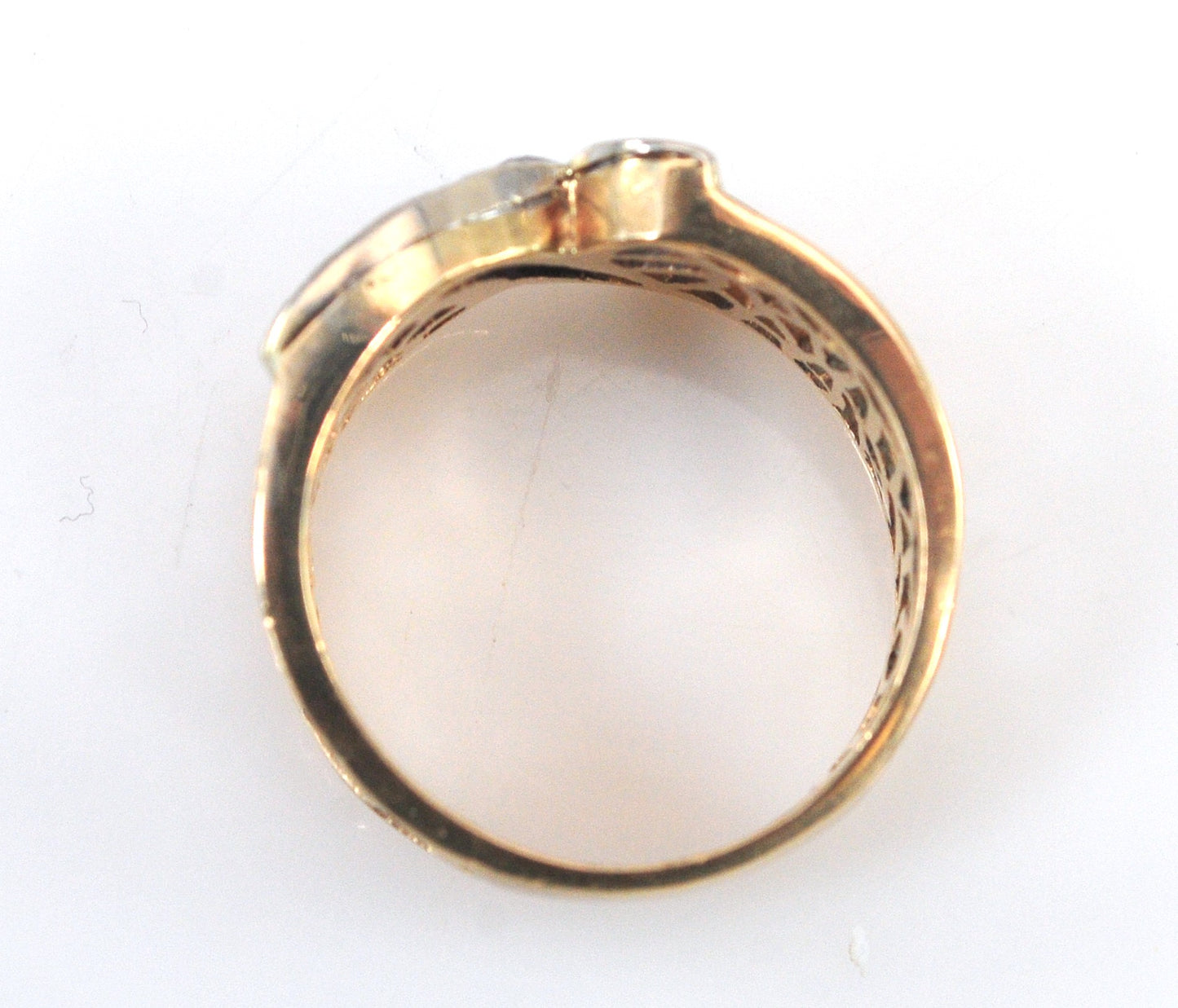 kaynar 14K Gold 1/4 CTW Diamond Ring