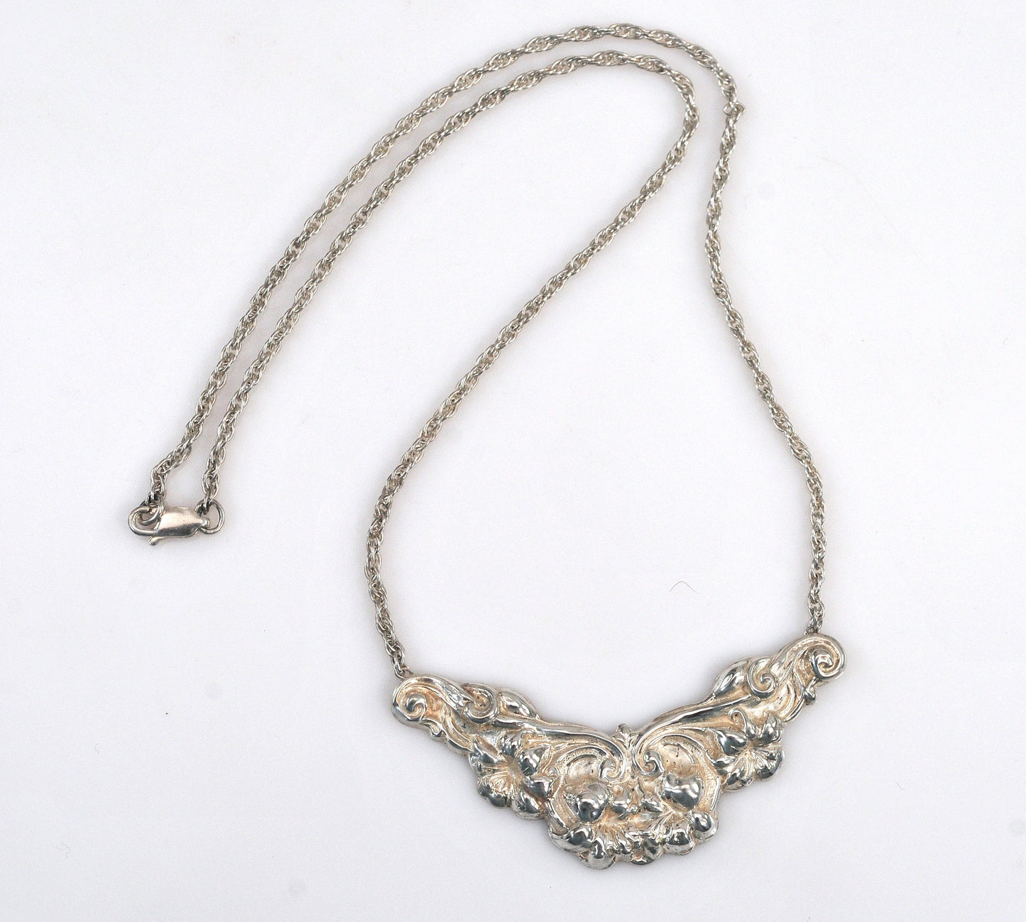 Sterling silver Bib Necklace