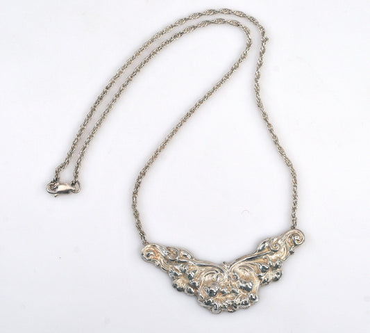 Sterling silver Bib Necklace