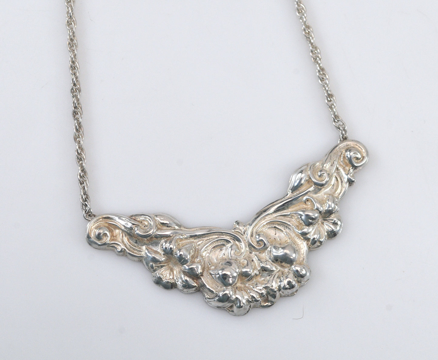 Sterling silver Bib Necklace