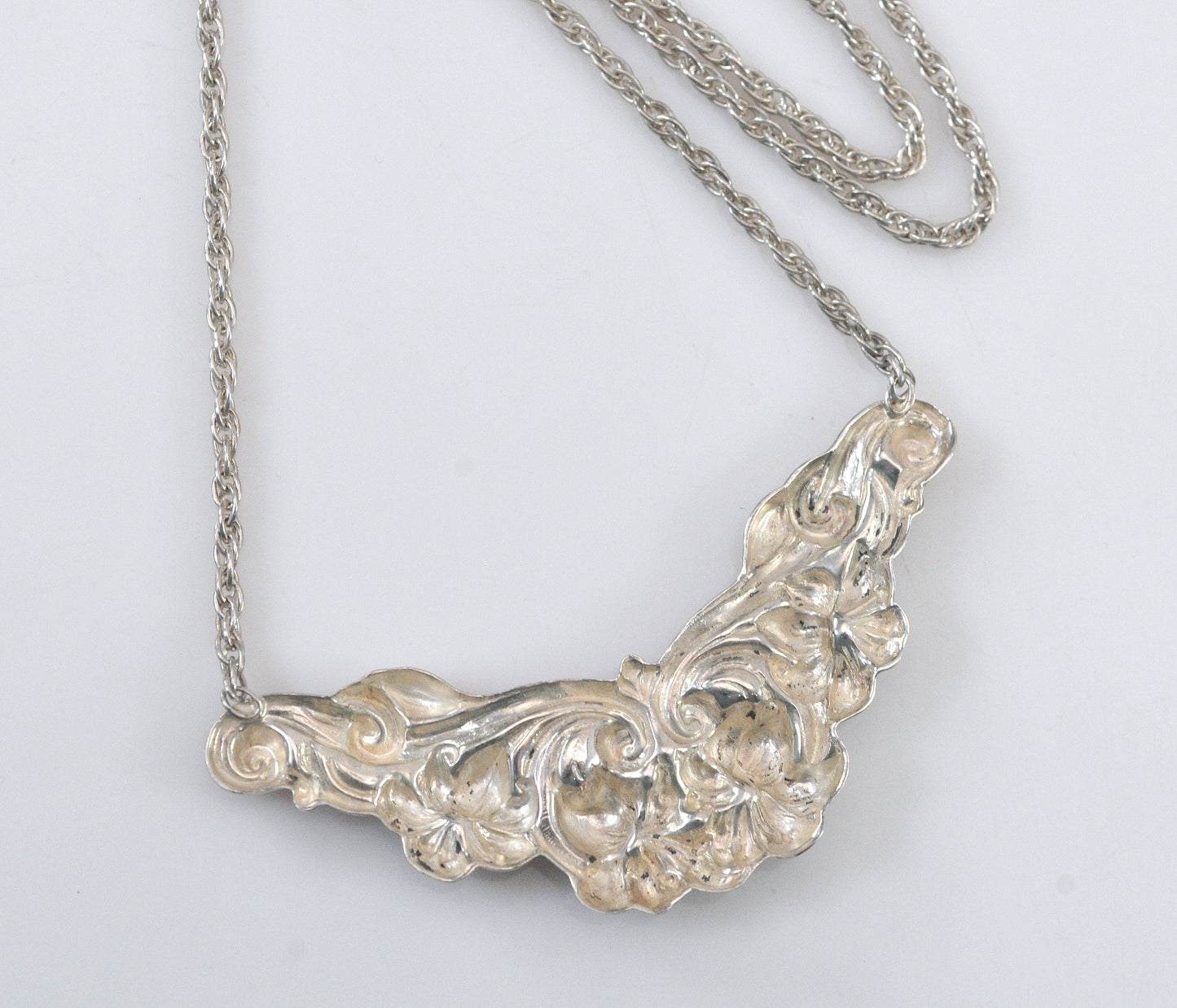 Sterling silver Bib Necklace