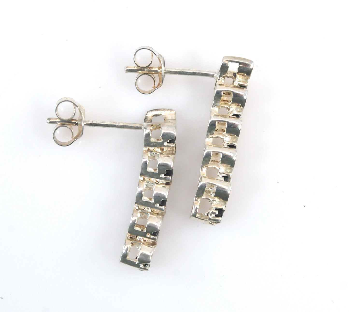 Sterling Silver Sapphire Earrings