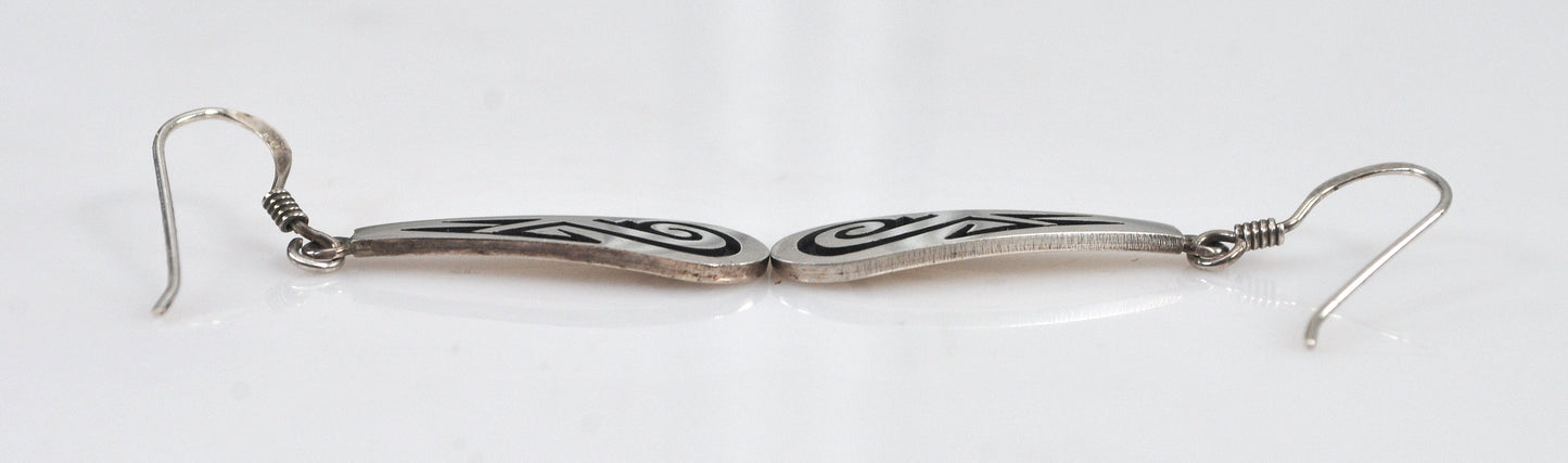 Augustine Mowa Jr Hopi Sterling Silver Earrings