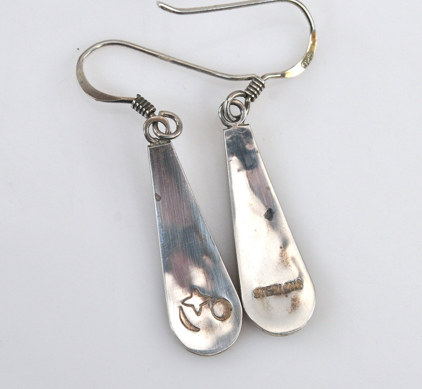 Augustine Mowa Jr Hopi Sterling Silver Earrings