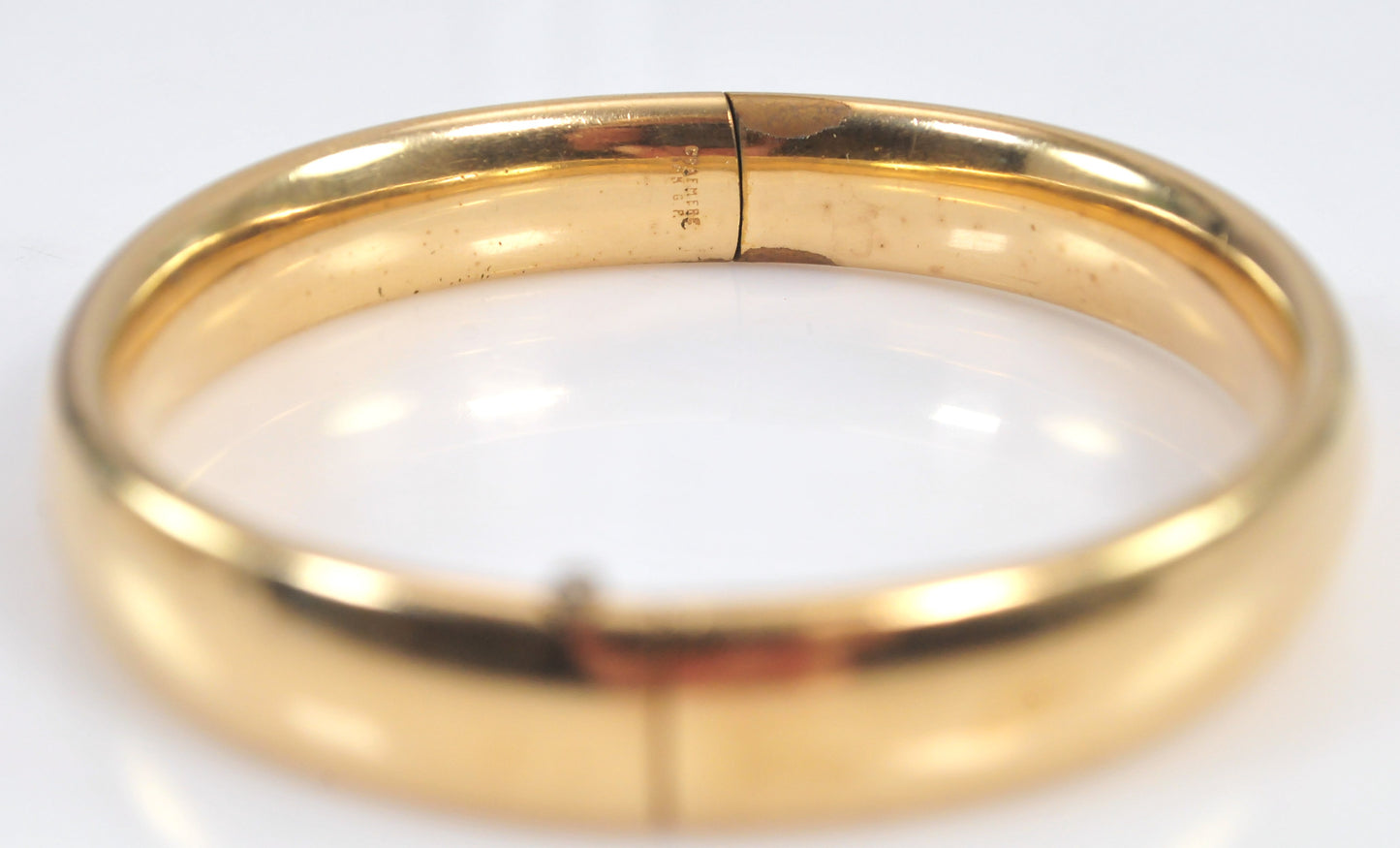 Vintage Signed Gold Filled Bangle Bracelet