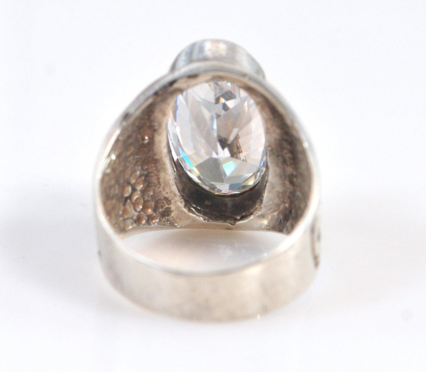 Sterling Silver Scrolled Statement Ring