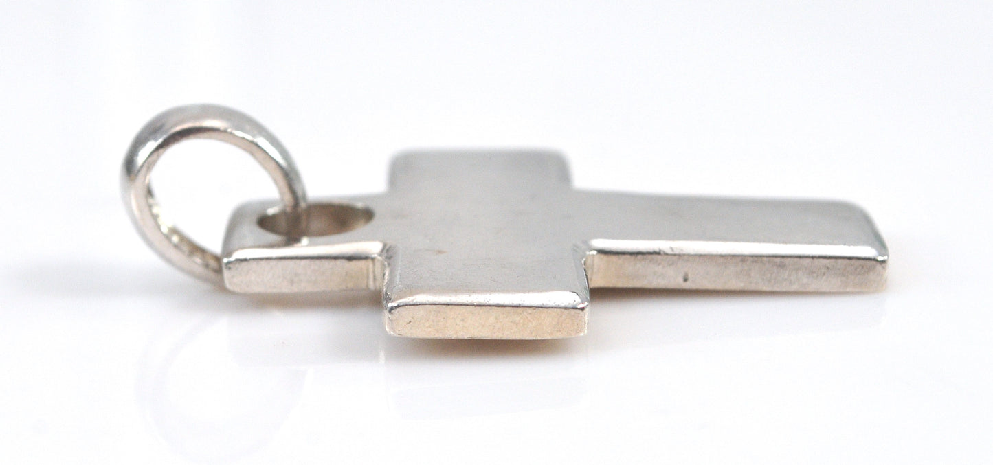 Sterling Silver Plain Cross Pendant