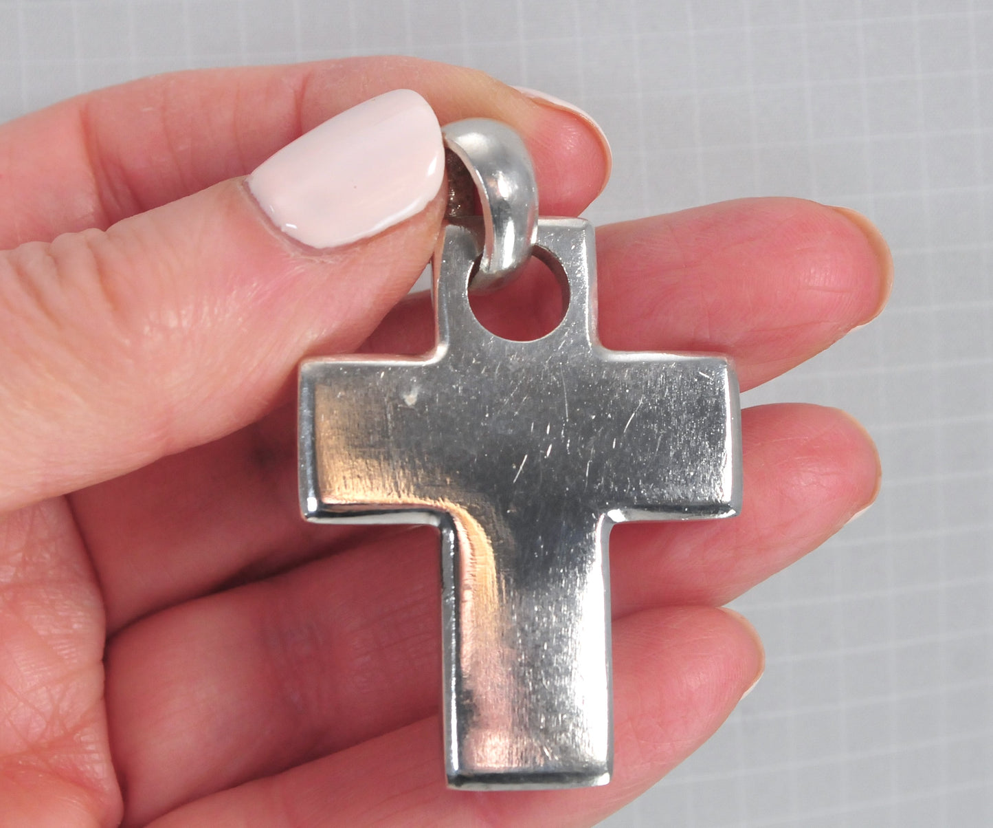 Sterling Silver Plain Cross Pendant