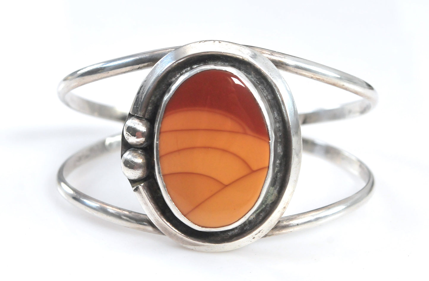 Maniquis Sterling Silver Jasper Cuff Bracelet