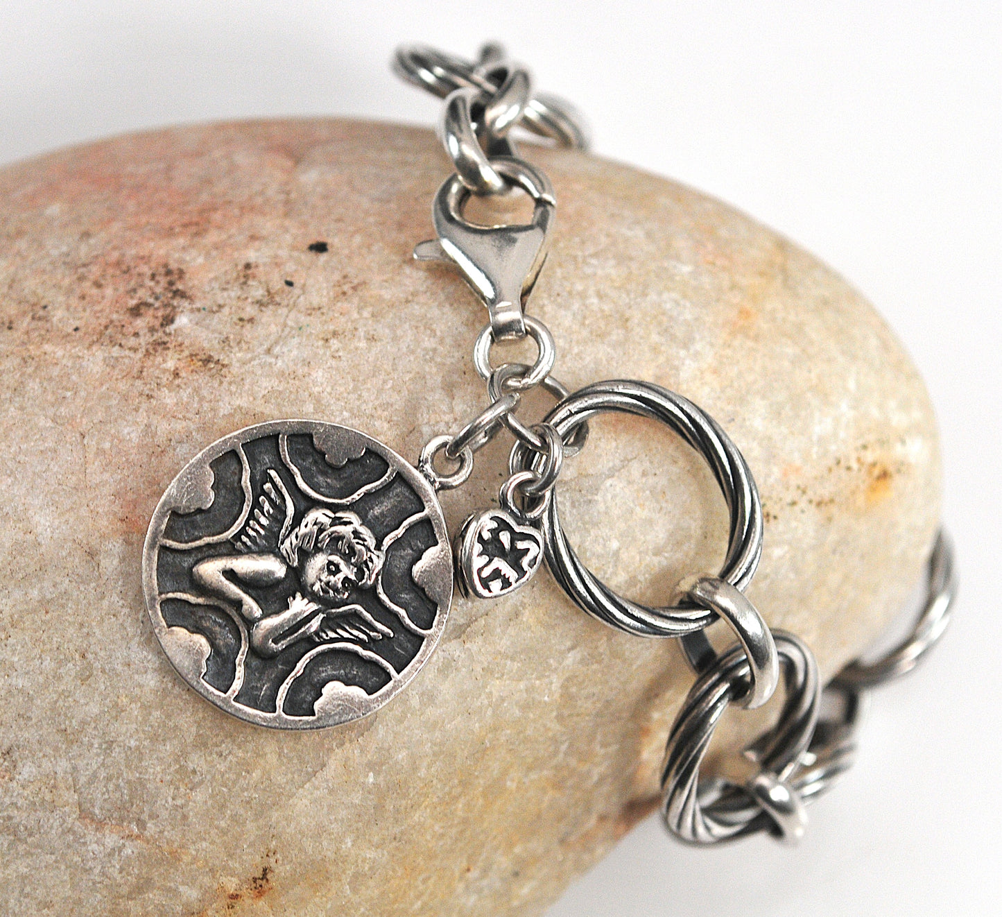 Silpada Sterling Silver Guardian Angel Bracelet