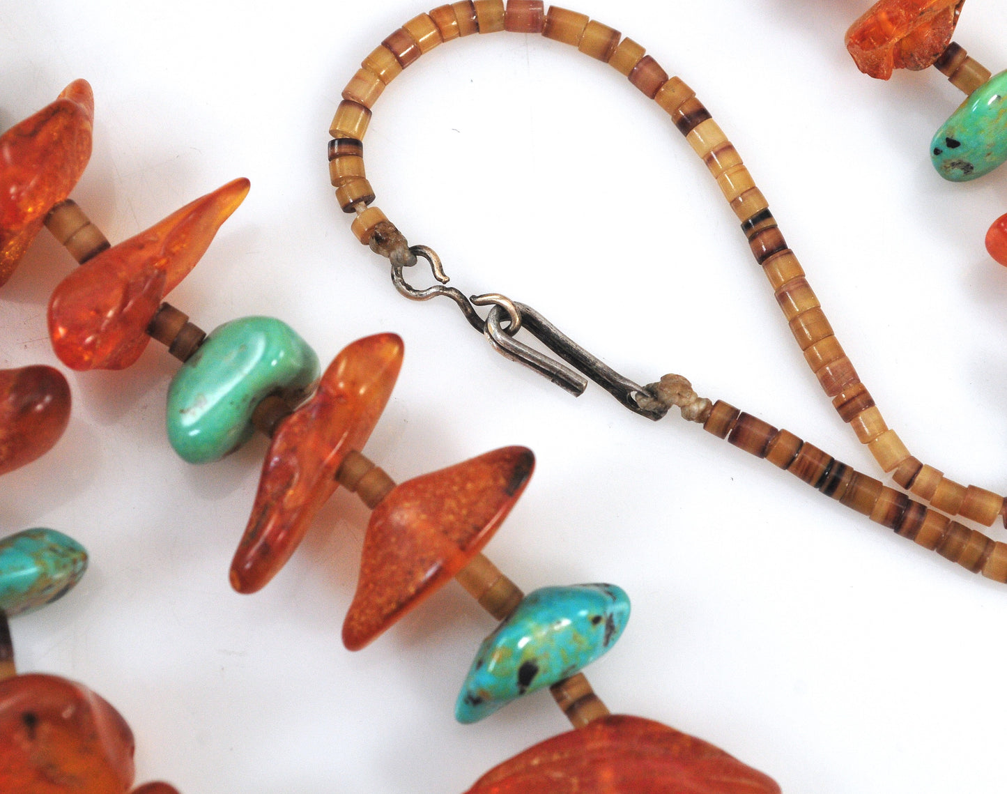 Native American Amber Turquoise Necklace
