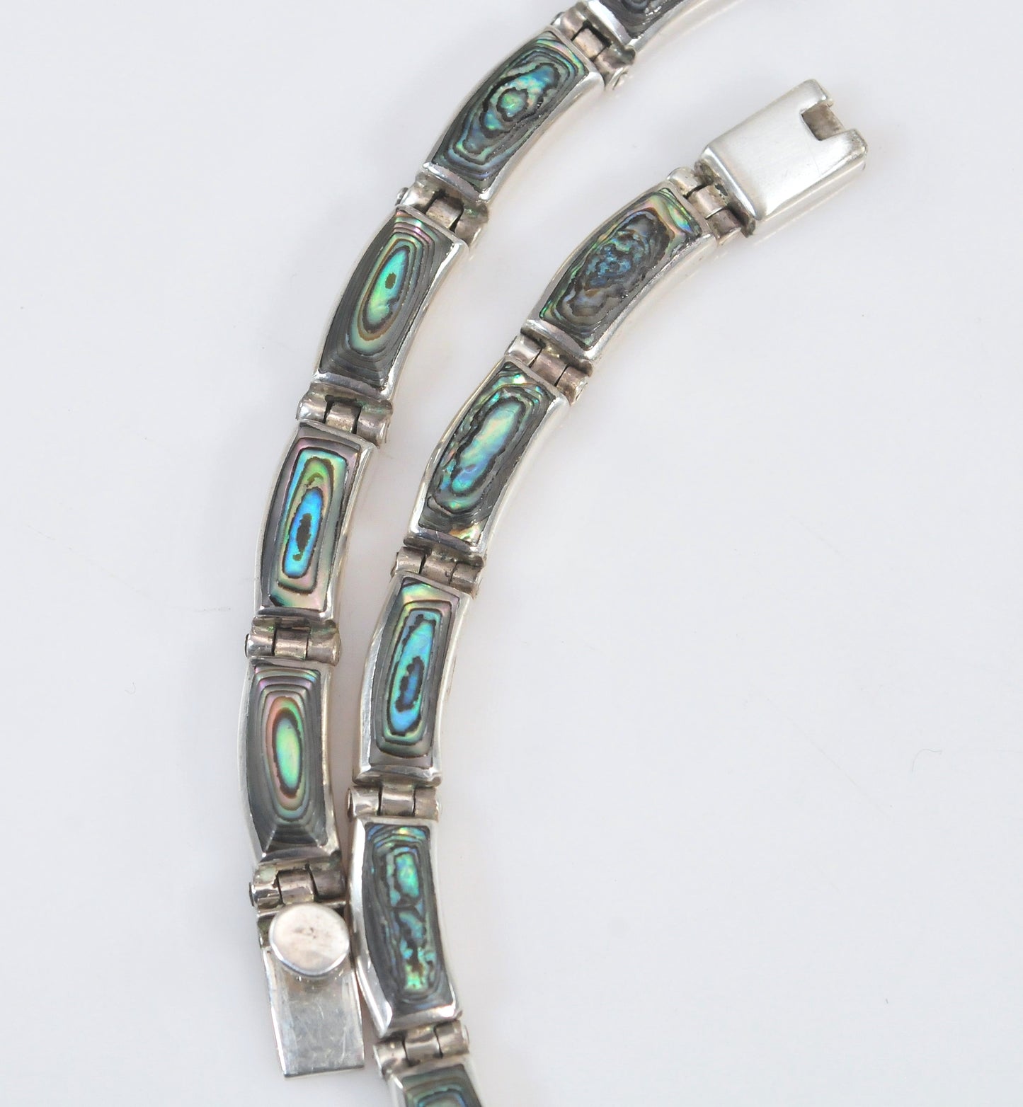 Montero 950 Silver Abalone Inlay Butterfly Necklace