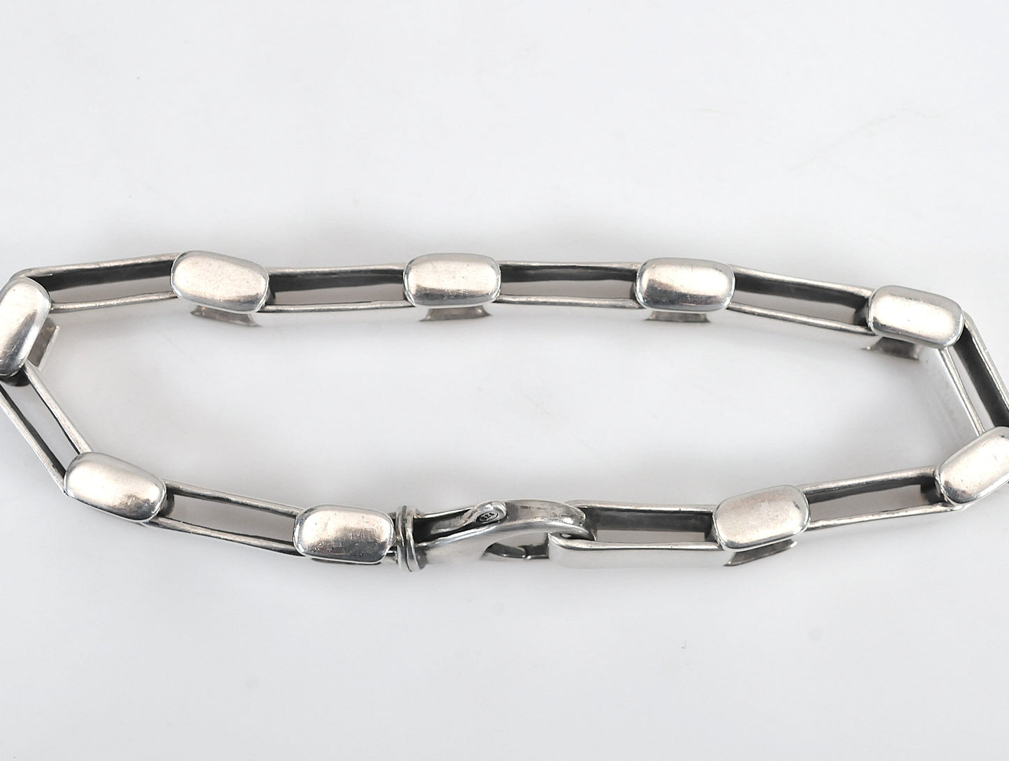 Heavy Sterling Silver Chain Bracelet