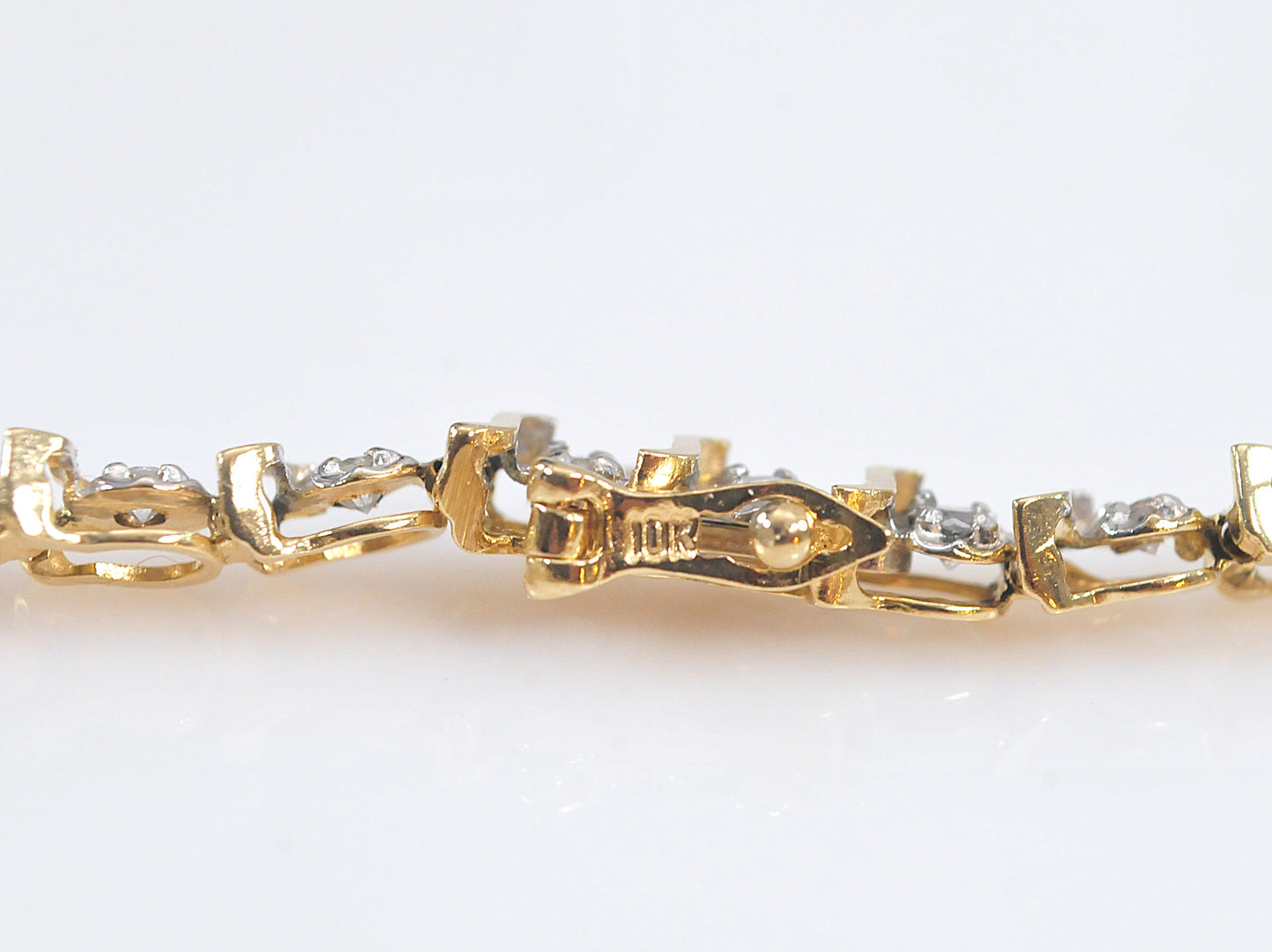 10K Gold Diamond Tennis Bracelet