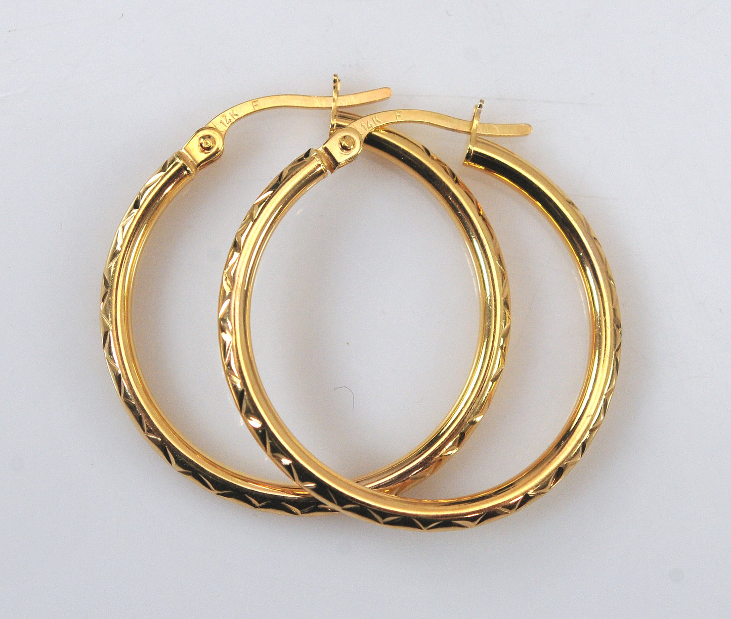 14K Gold Hoop Earrings