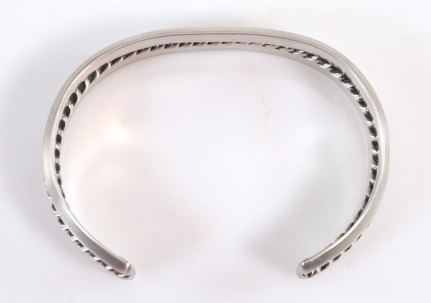 Vintage Native American Sterling Silver Cuff Bracelet