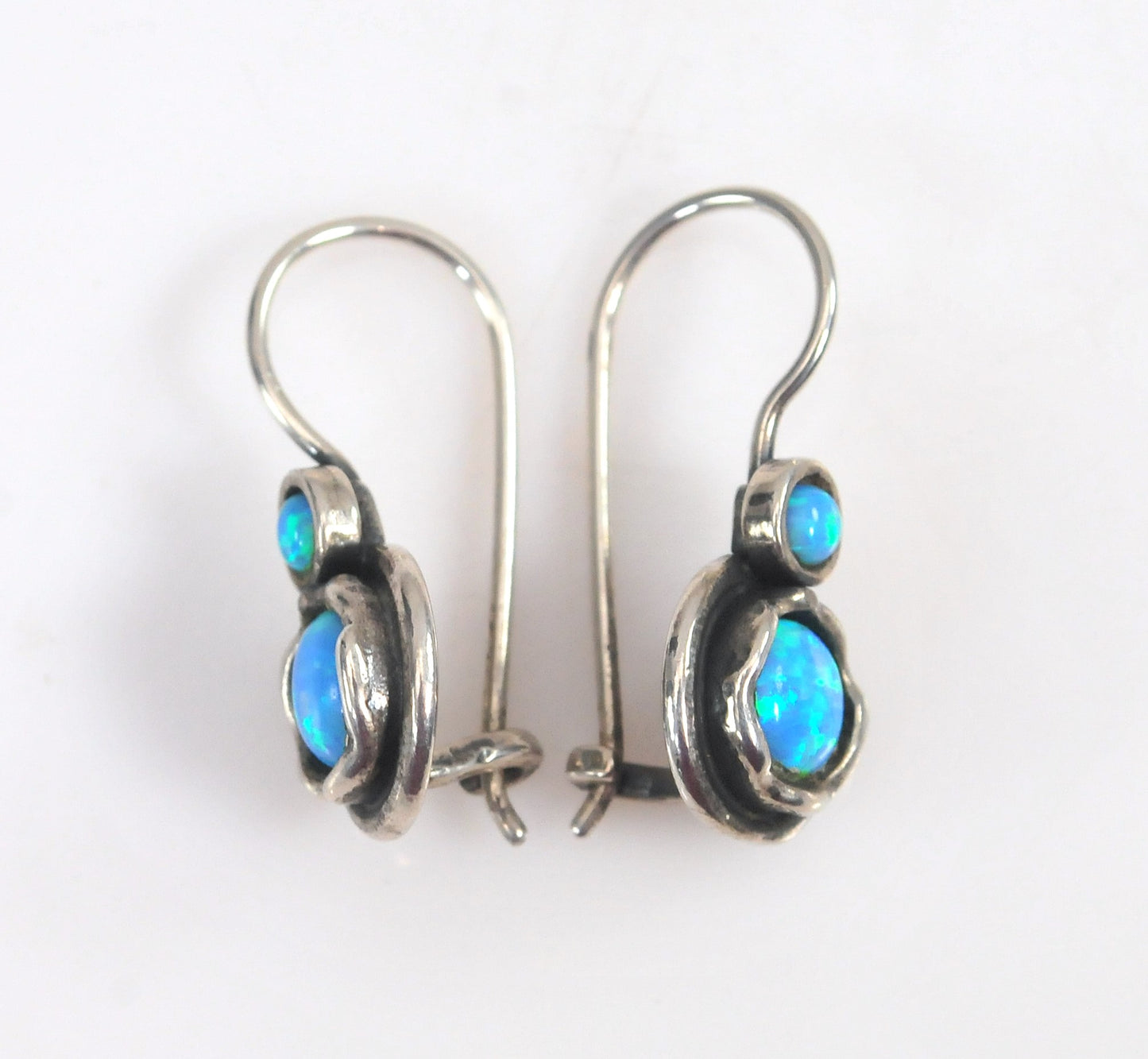 Shablool Didae 925 Israel Opal Earrings
