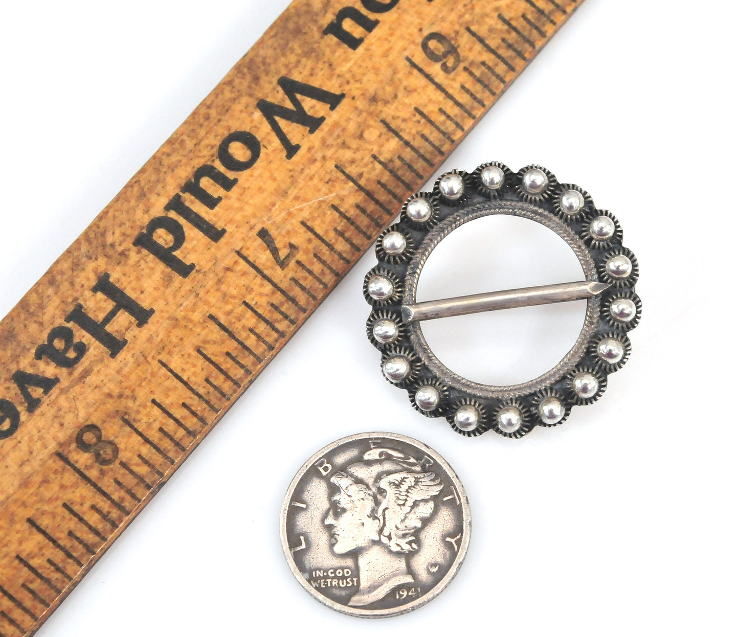 Henrik Lund 800 Silver Brooch