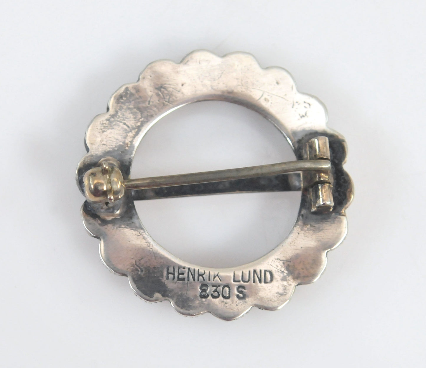 Henrik Lund 800 Silver Brooch