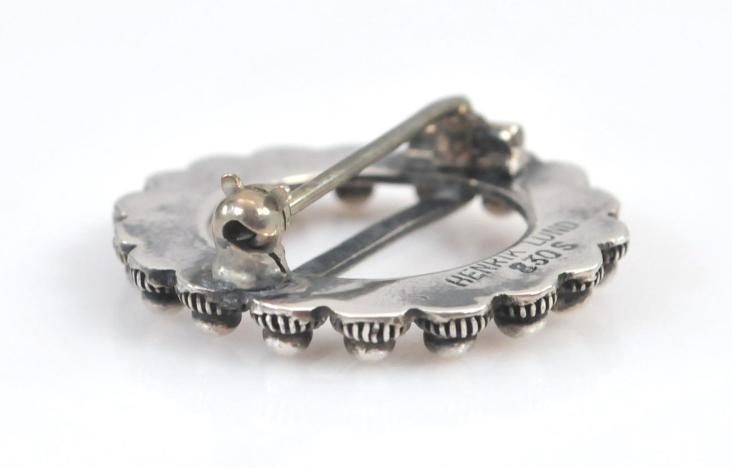 Henrik Lund 800 Silver Brooch