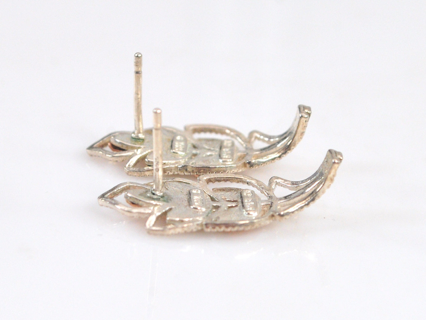 Coleman Black Hills Sterling Silver 12K Gold Leaf Earrings