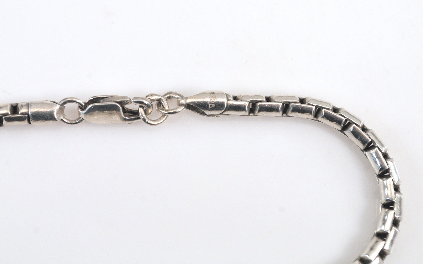 Sterling Silver Box Chain Bracelet