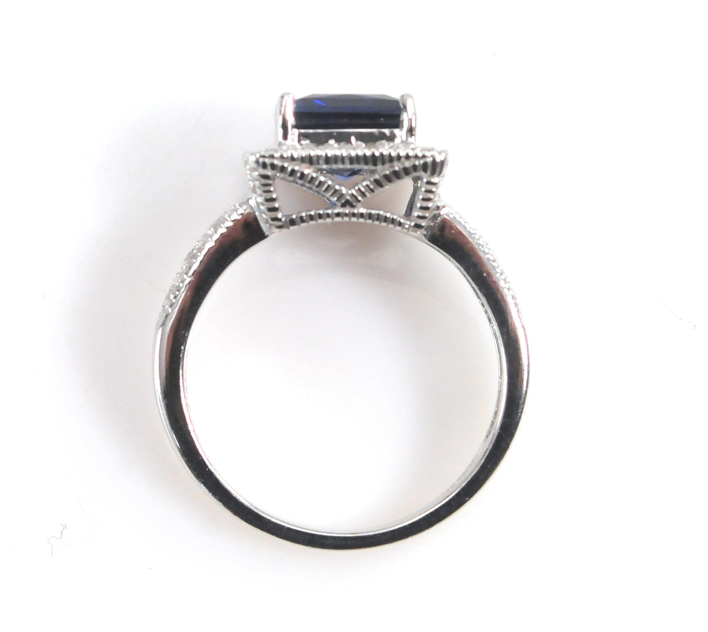 Clyde Duneier 10K White Gold Diamond Cocktail Ring